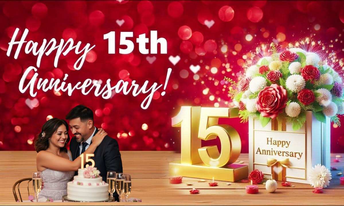 15th anniversary wishes